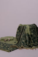 Thicket Hue Jamdani Mul Chanderi Suit Piece