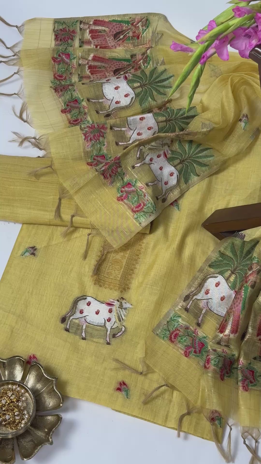 Amber Vale Jamdani Cotton Suit Piece