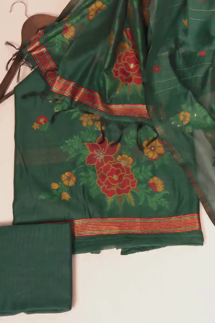 Verdant Tale - Cotton Suit Piece