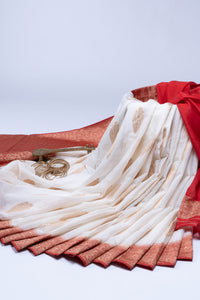 Bhavani Pure Chanderi Banarsi Saree