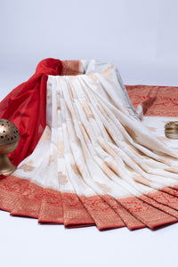 Prerona Pure Chanderi Banarsi Saree