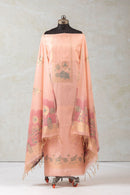 Pink Bloom Jamdani Cotton Suit Piece
