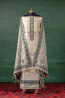 Noir Charm Jamdani Linen Cotton Suit Piece