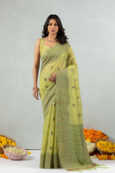 Pranika Cotton Katha Saree