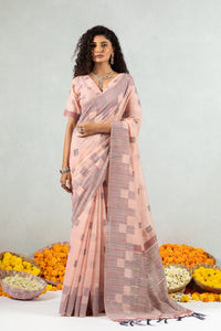 Reya Cotton Katha Saree