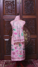 Rooh – The Pichwai Reverie | Pichwai Muga Cotton Suit Piece – Pink